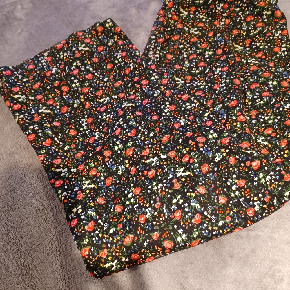 New Frontier Pants with a rose motif